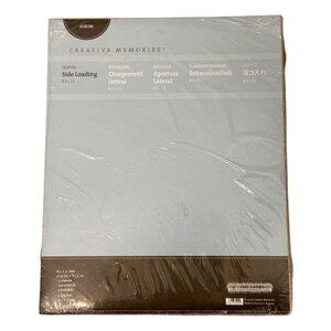 Creative Memories Side Loading Sleeves 8.5 x 11 Pack of 5 Sleeves New Sealed